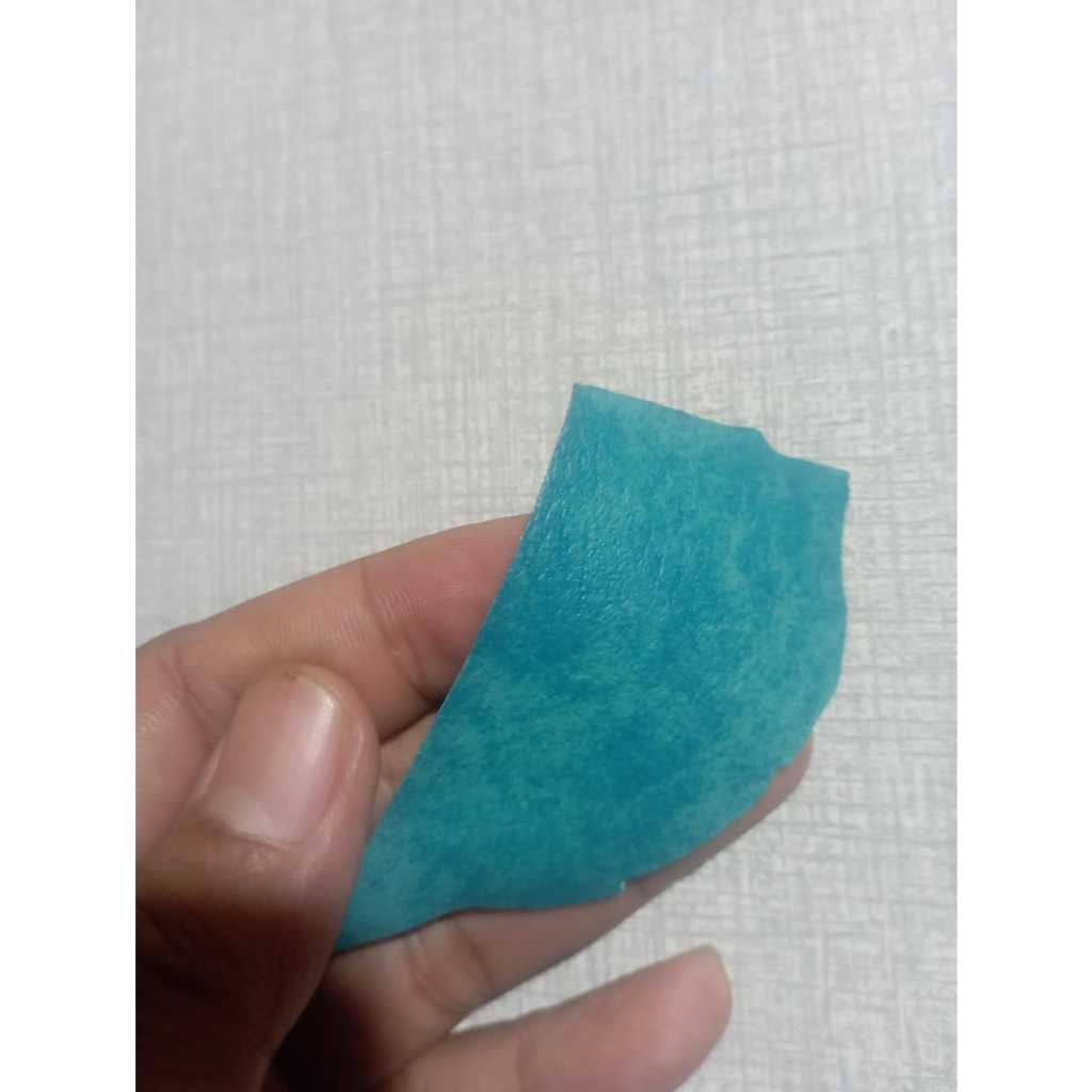 kli Oscar Kain Semi Kulit Sintesis Imitasi Warna Biru Servis Jok Kursi Dan Sofa - Permeter