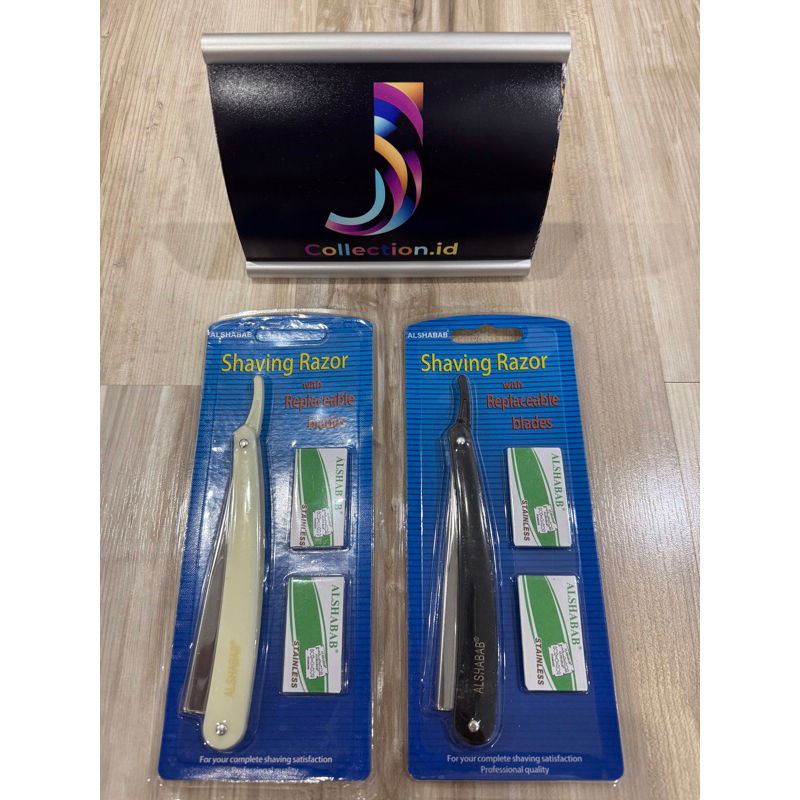 PISAU CUKUR LIPAT MANUAL CUKUR KUMIS JENGGOT | 1 SET ALAT CUKUR KUMIS