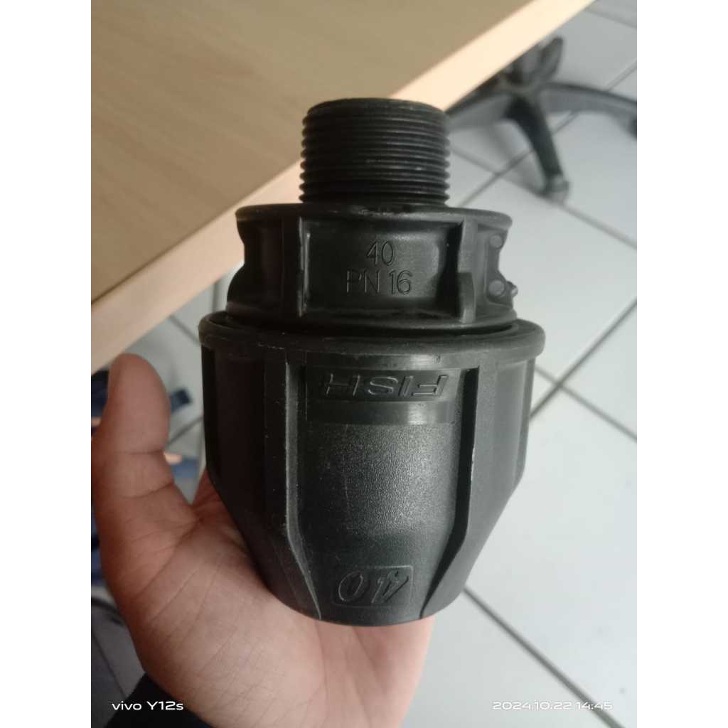 MALE THREADED ADAPTOR 20mm x 3/4" Inchi / Sok Drat Luar HDPE