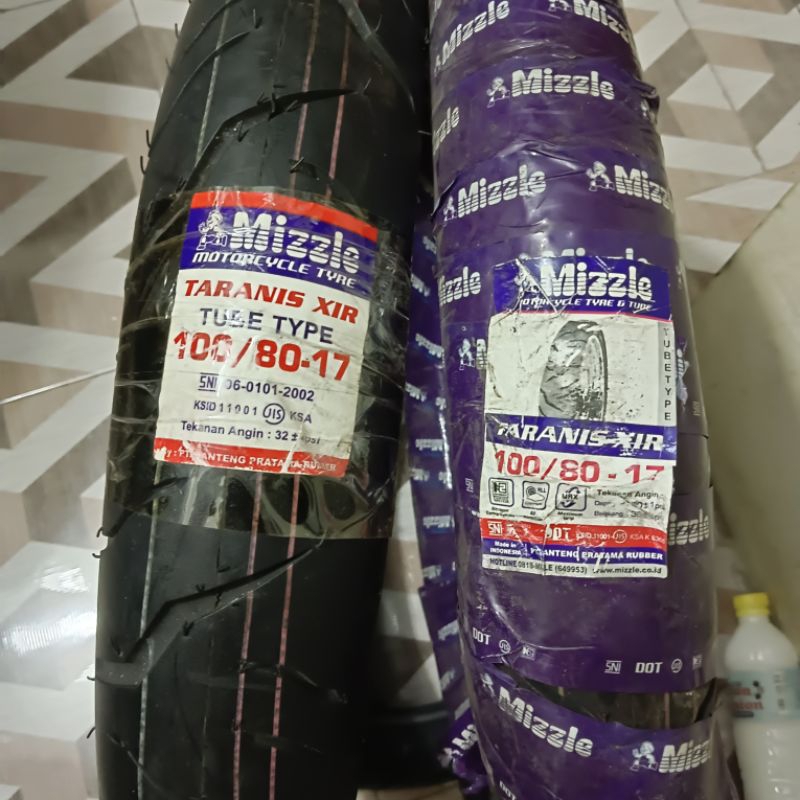 Ban luar Mizzle 100/80-17 tubetype