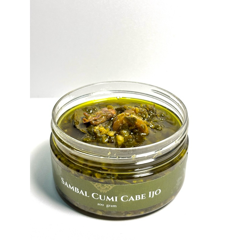 

Sambal Cumi Cabe Ijo/ Cumi Cabe Hijau 200 gr