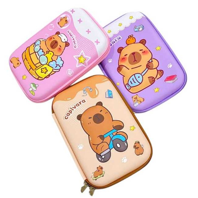 

Kotak Pensil Capybara 3D Timbul Tempat Pensil 3D Kotak Pensil Anak Sekolah Karakter Lucu Capibara