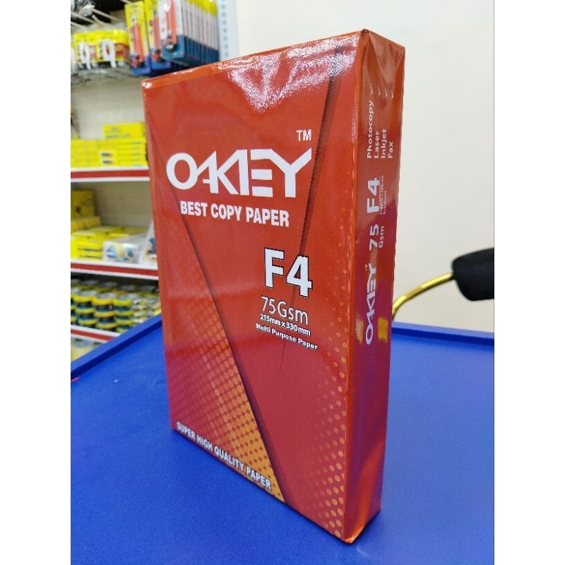 

OKEY - Kertas Fotocopy F4 75GSM / HVS F4 75GSM