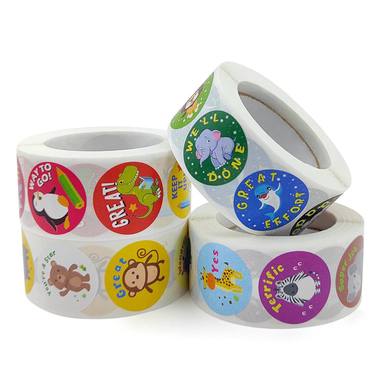 

Label Stiker Kartun Lucu Stiker Bulat Kartun Stiker Mainan Anak Stiker Diary Kalender Label Stiker Roll Label Stiker Buku