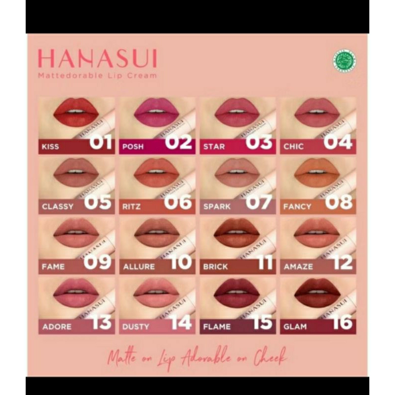 HANASUI LIPCREAM/LIPCREAM HANASUI MATTEDORABLE /LIPCREAM MATTE