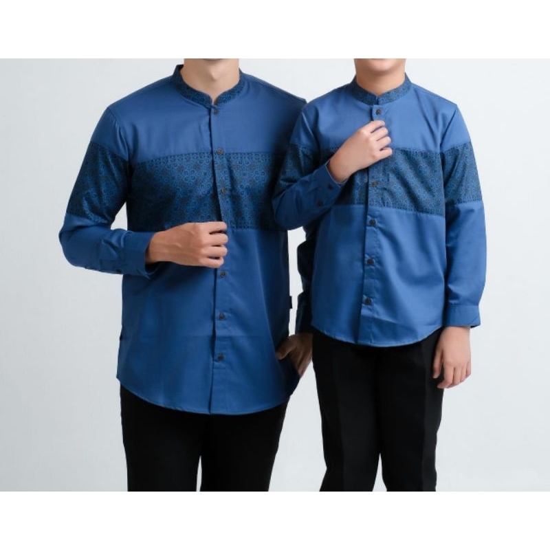 Kemko Koko Couple Ayah & Anak Pria Kekinian//Kemko Batik Shidiq