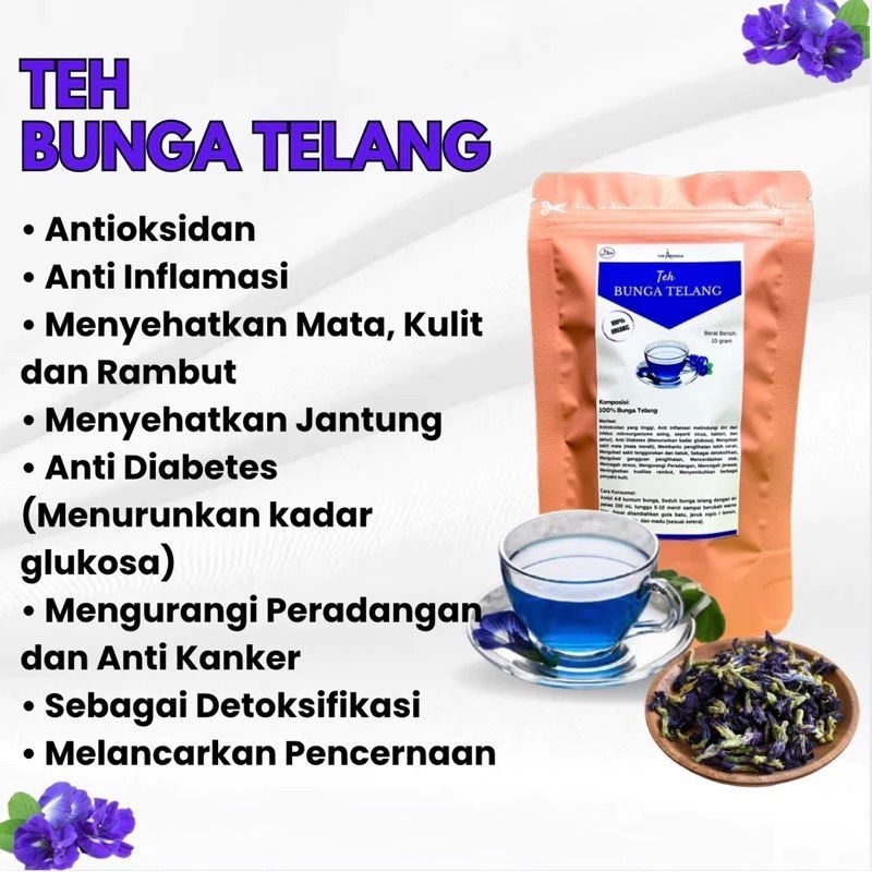 

TEH BUNGA TELANG / TEH TELANG / BUNGA TELANG