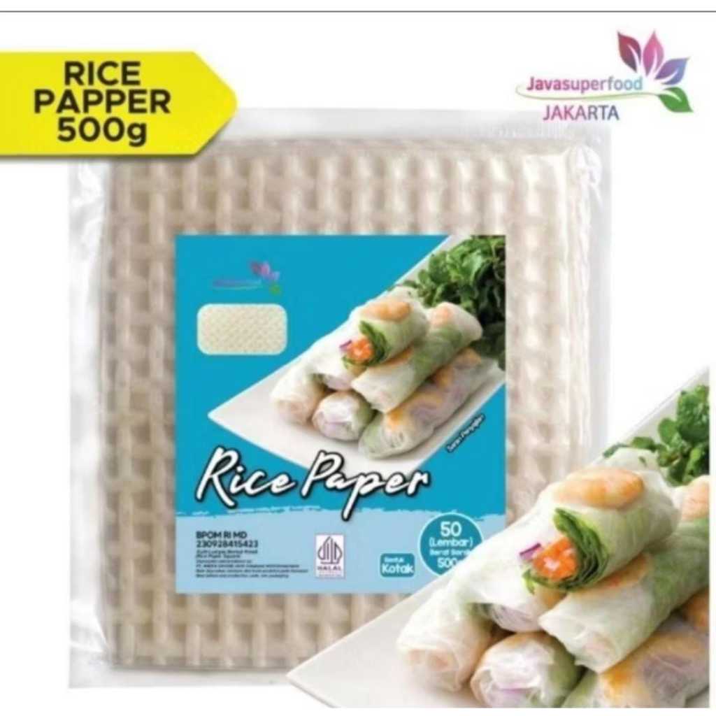 

RB Rice Paper Bulat 500gr Rice Paper Kotak 500gr