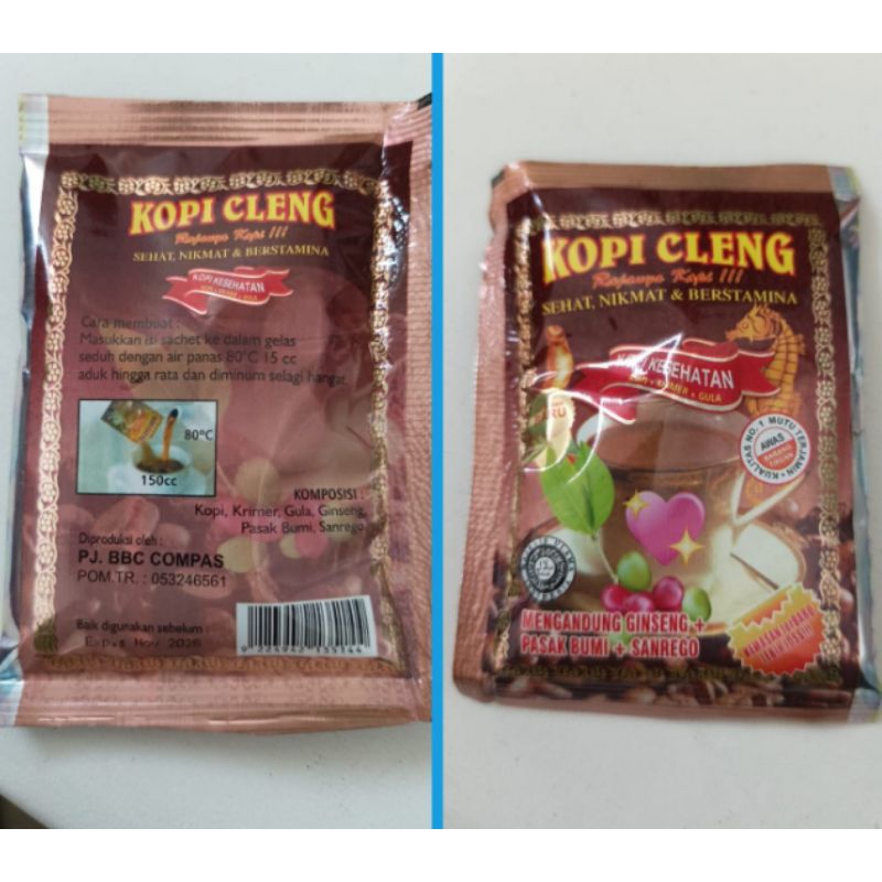 

kopi Bubuk isi 2 Sachet Kopi Bubuk Instan Cling A Ceeeng