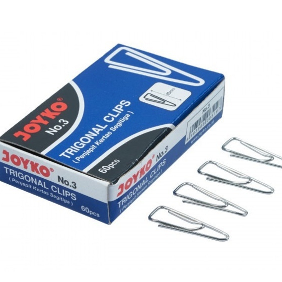 

Joyko Trigonal Clips No. 3 (60pcs)