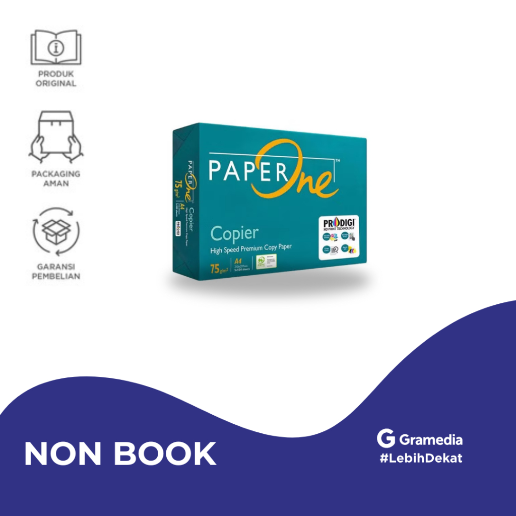 

Kertas Paper One Fc 75 Gr A4 - Gramedia Jember