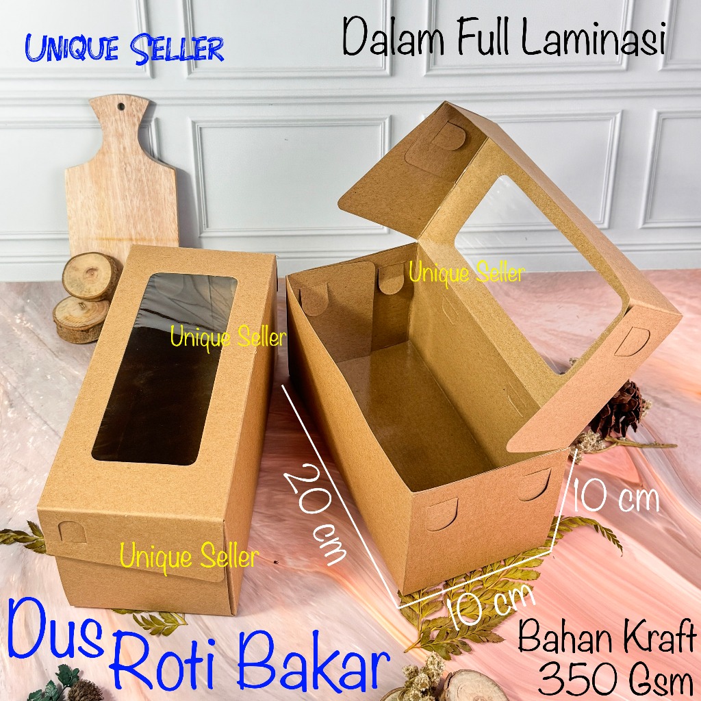 

[Isi100] Dus Roti Bakar 20x10x10 KRAFT WINDOW LAMINASI / Dus Kue Pisang Jajan Snack Roti Bakar 20x10x10 cm / Dus Box Kotak Aksesoris Packing Olshop Souvenir Coklat KRAFT 20x10 20 x 10 x 10 / Box Kotak Kue Roti Bakar 20x10x10 20x10 x 10