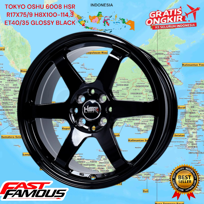 VELG MOBIL MODEL TE37 RING 17 BAUT 4 UNTUK MOBIL FREED AVANZA YARIS LIVINA DLL