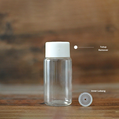 Botol Toner 70ml Putih Clear / Botol Tubular 70ml Tutup Toner / Botol Toner 60ml