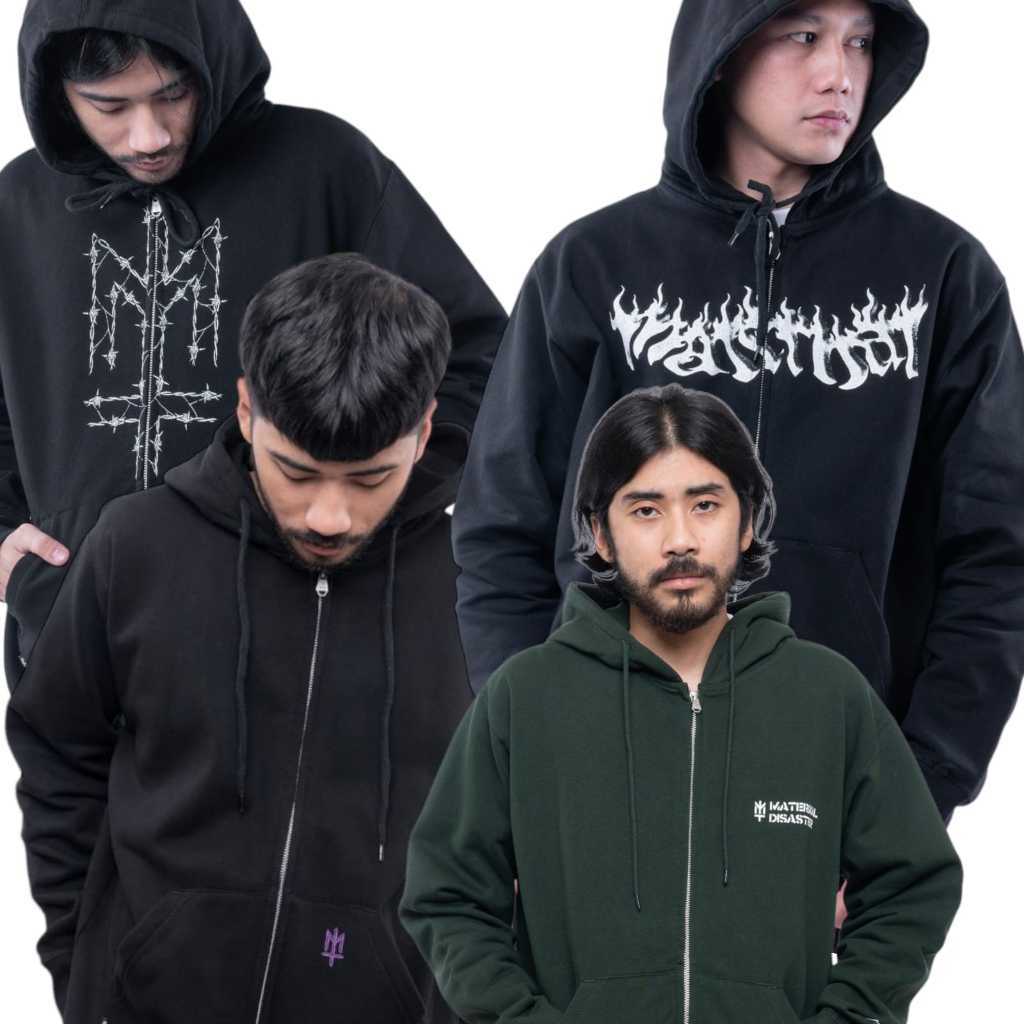 MATERNAL DISASTER ORI ZIP HOODIE