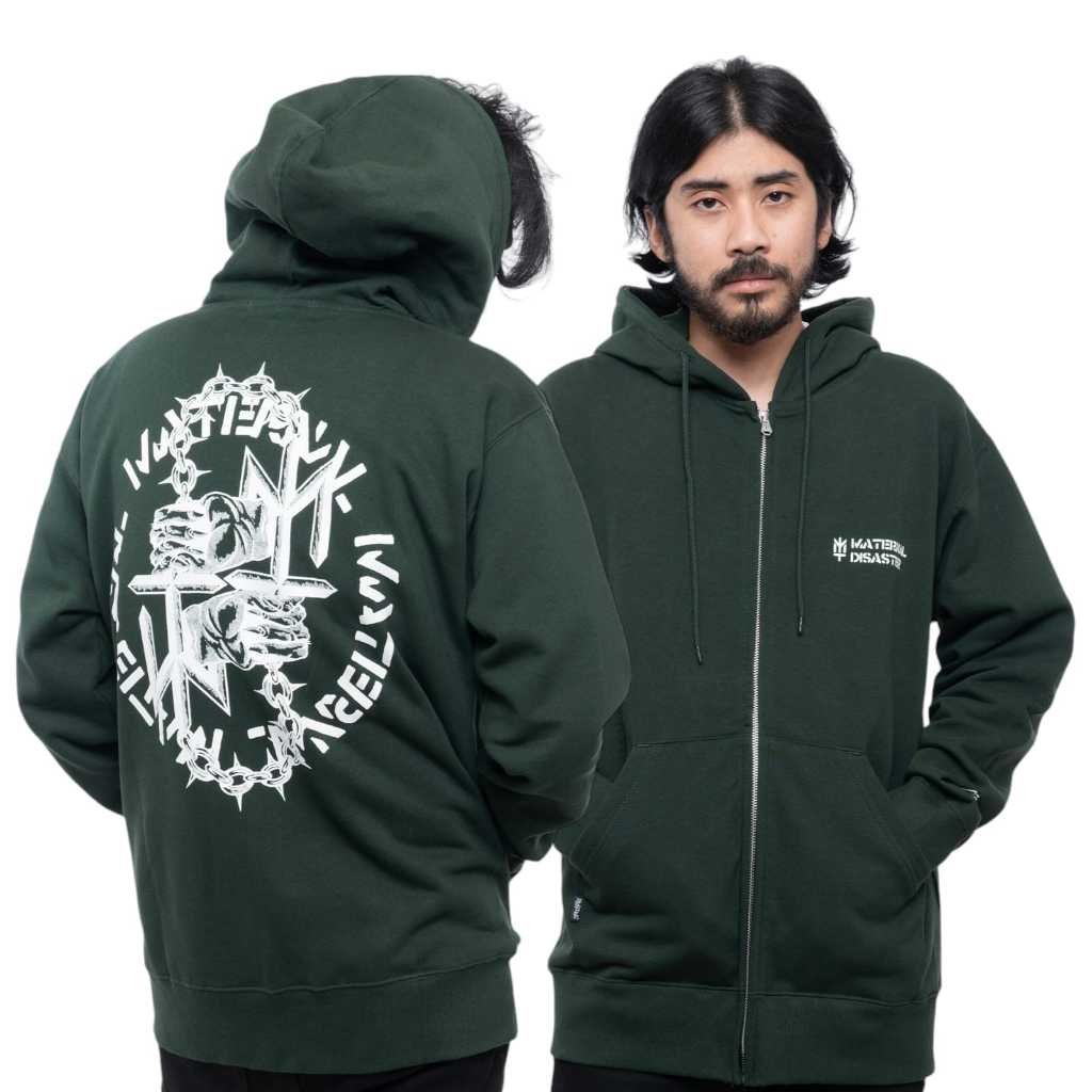 MATERNAL DISASTER ORI ZIP HOODIE