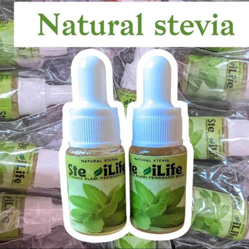 

PEMANIS ALAMI STEVIA PENGGANTI GULA 10ml