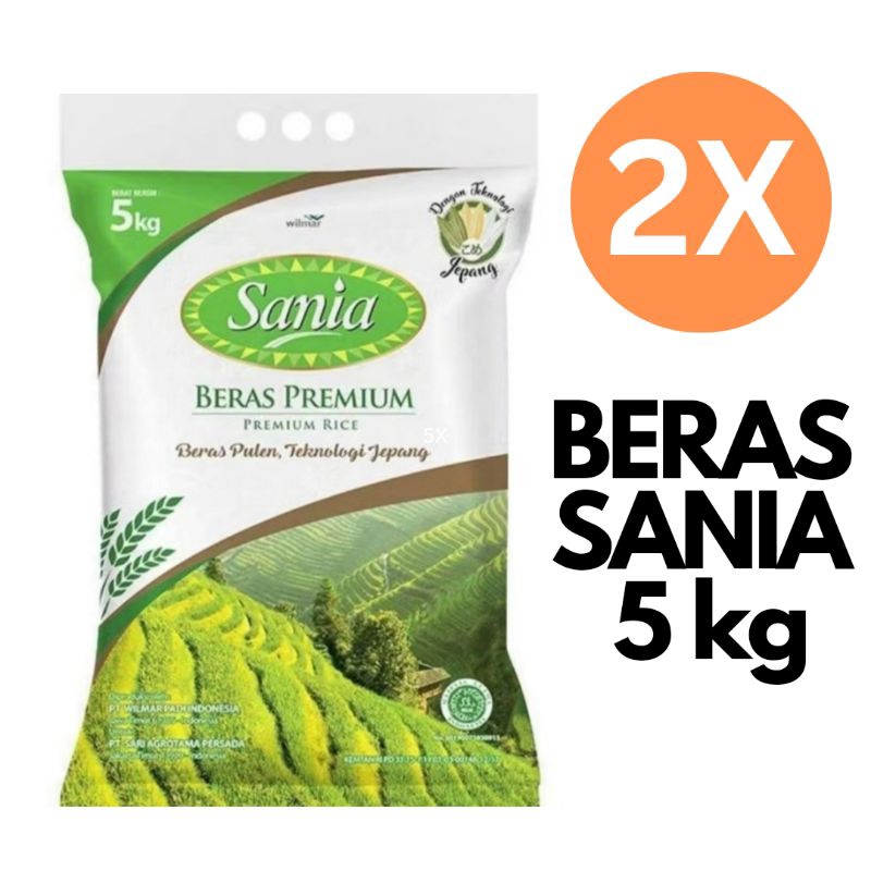 

BERAS SANIA 5 kg - 2 PAK ( KHUSUS INSTAN)