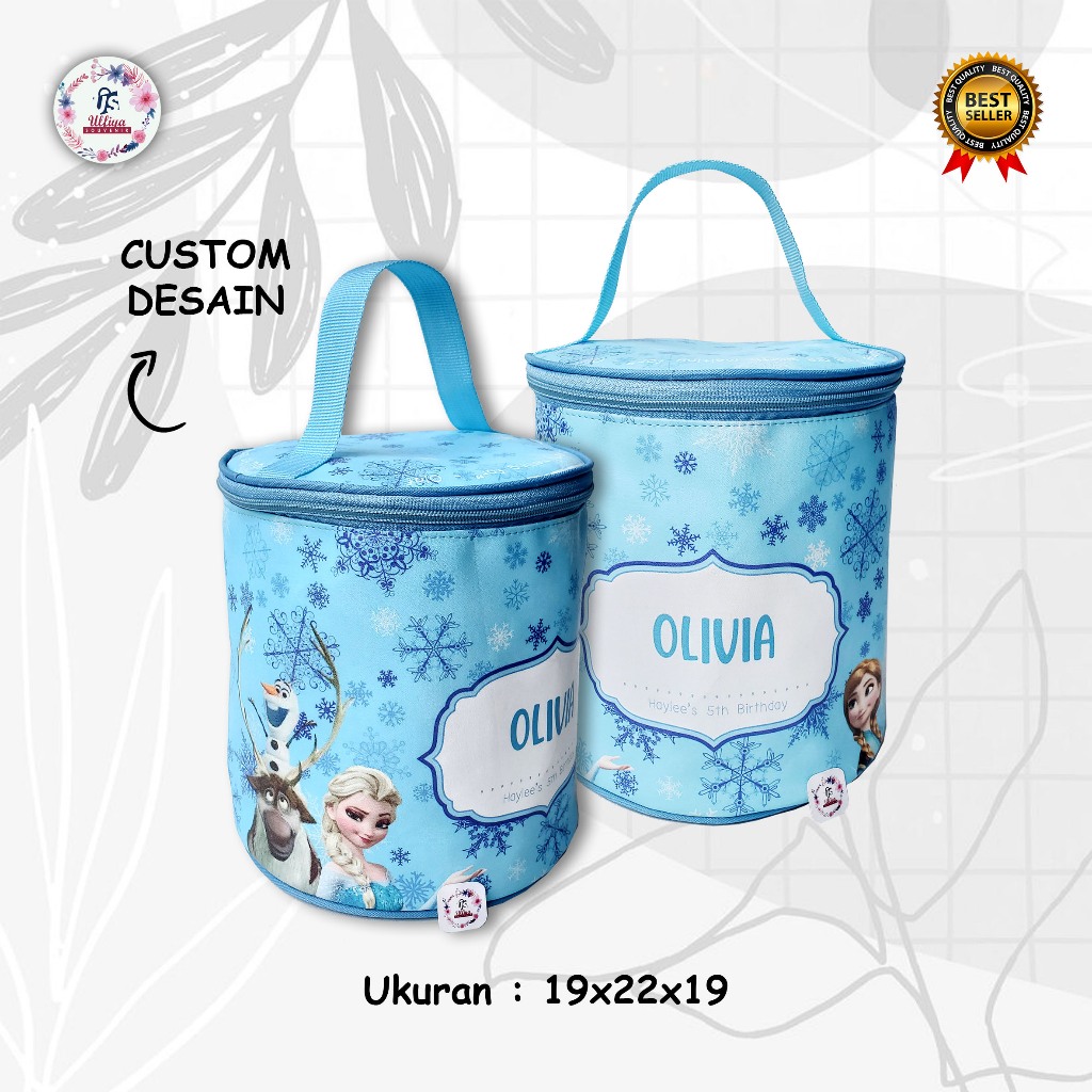 

PREMIUM MODEL TUBE BAG Tas Ultah Murah Di Bawah 20 Ribuan Tema Frozen Cute Dan Bisa Custom Tema Cewek Cowok, Foto, Nama
