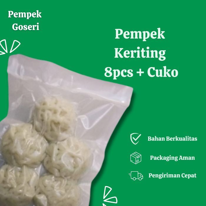 

Pempek Keriting isi 8pcs - Pempek Goseri