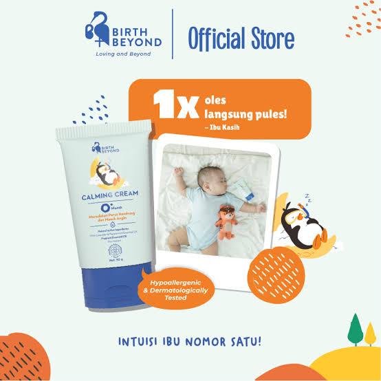 Calming Cream Birth Beyond_Cream Perut Kembung bayi