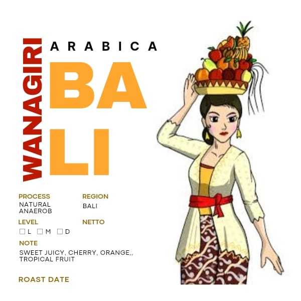 

KOPI ARABICA WANAGIRI BALI - 200gr