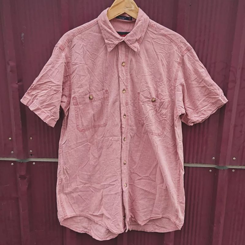 kemeja vintage budweiser