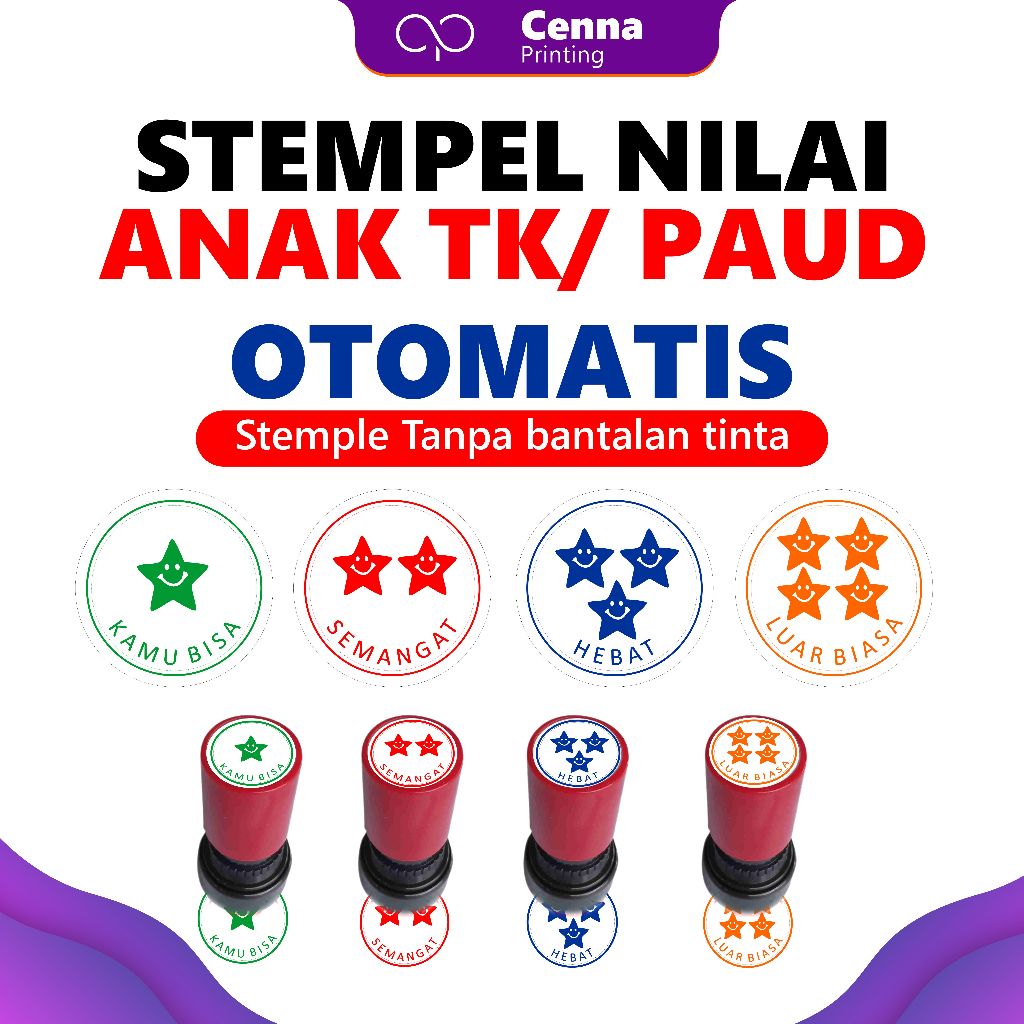 

STEMPEL BINTANG PAUD/TK/SD/SMP /STEMPEL PENILAIAN/STEMPEL REWARD/STEMPEL PENGHARGAAN