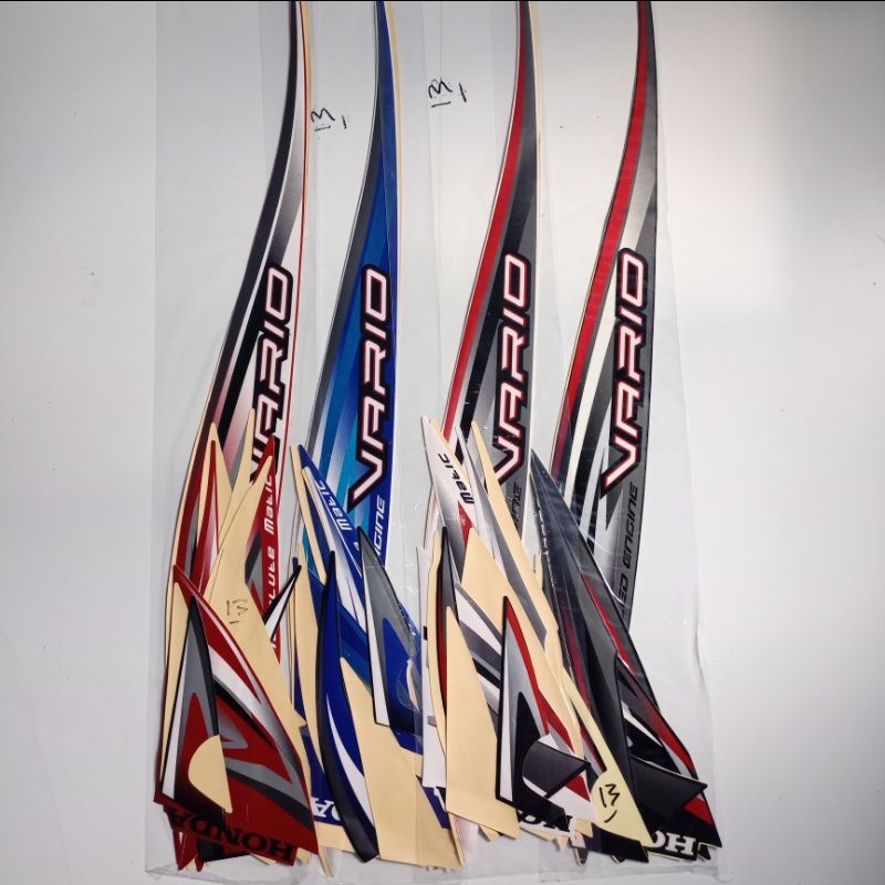 Stiker Sticker Striping Motor Honda Vario Cw 110 Karbu 2013 List Motor Vario cw 110 2013 Karbu
