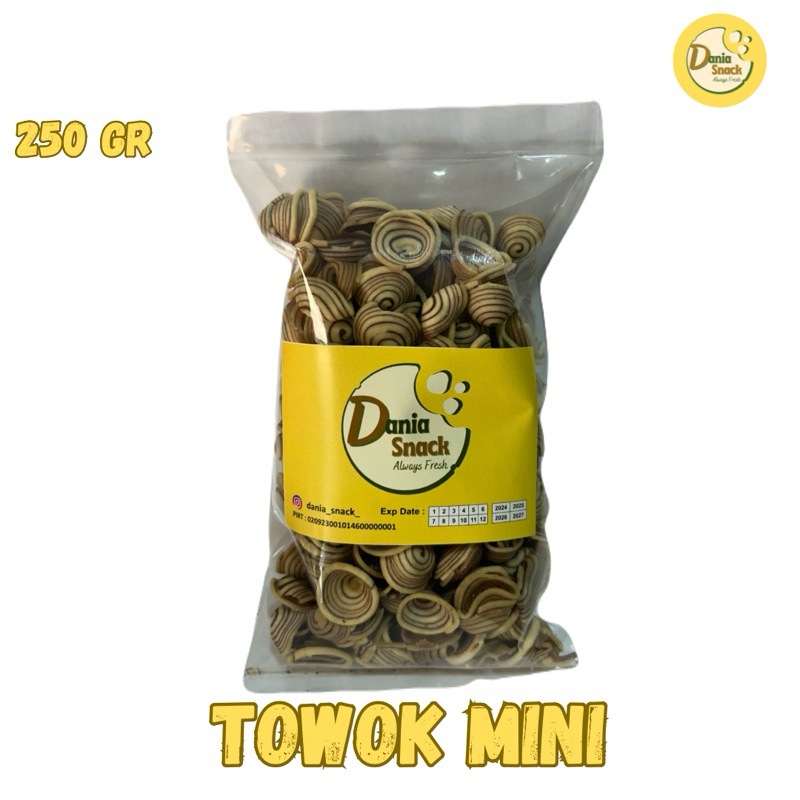 

SNACK/CEMILAN TOWOK MINI MANIS GURIH [250gr]