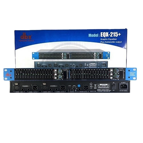 Equalizer dbx EQX215+ eqx 215+ PLUS SUBWOOFER