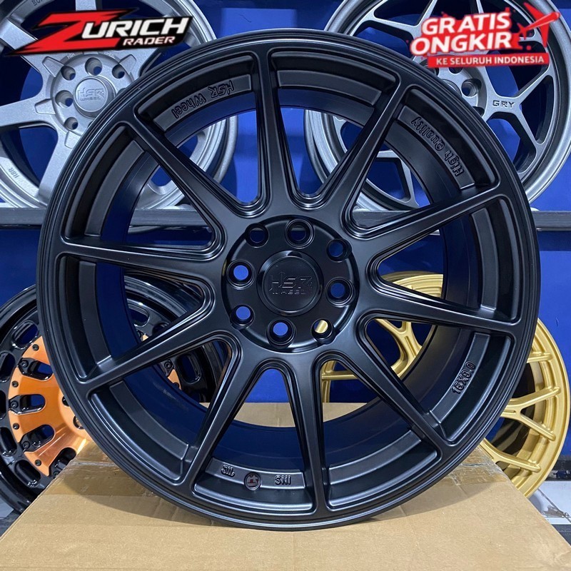 Velg Mobil Hsr Shinjuku Ring 16 Untuk Lancer Galant Jazz City Yaris Swift Pelek Xxr R16 Hitam