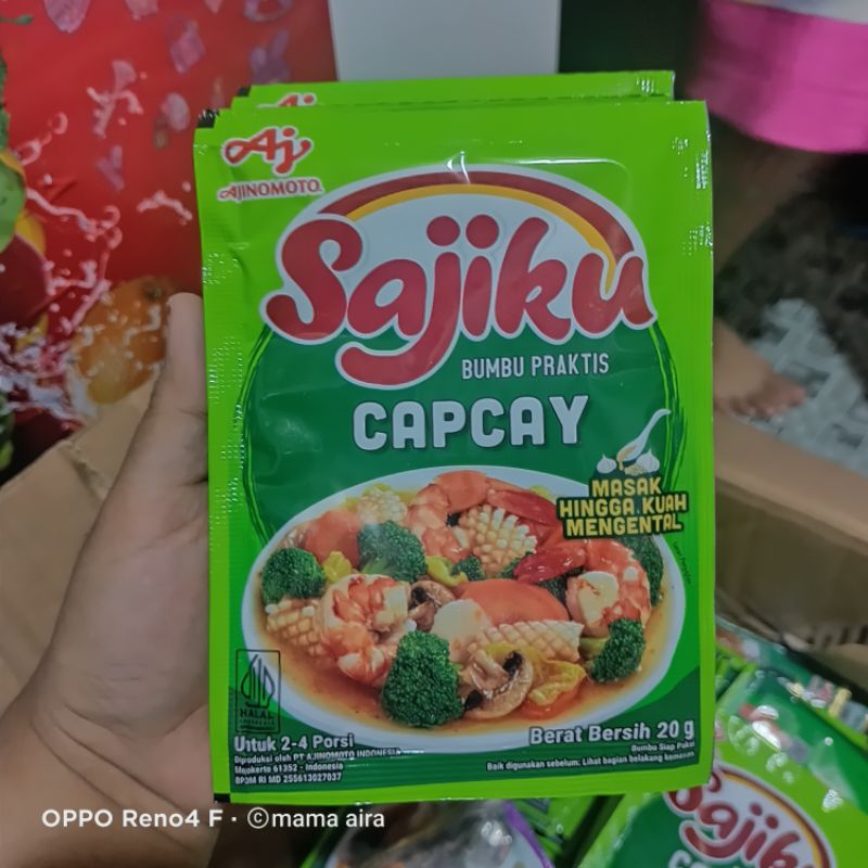 

Sajiku Capcay/bumbu praktis varian capcay 20g serenceng isi 10