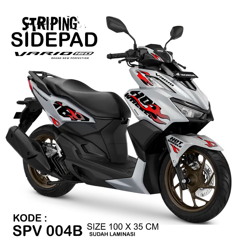 stiker motor honda vario 160 decal vario 160 new striping motor vario