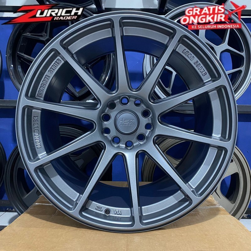 Velg Mobil Ring 18 Hsr Wheel Shinjuku R18 Pelek Bmw Sportage Sorento Accord Camry Civic