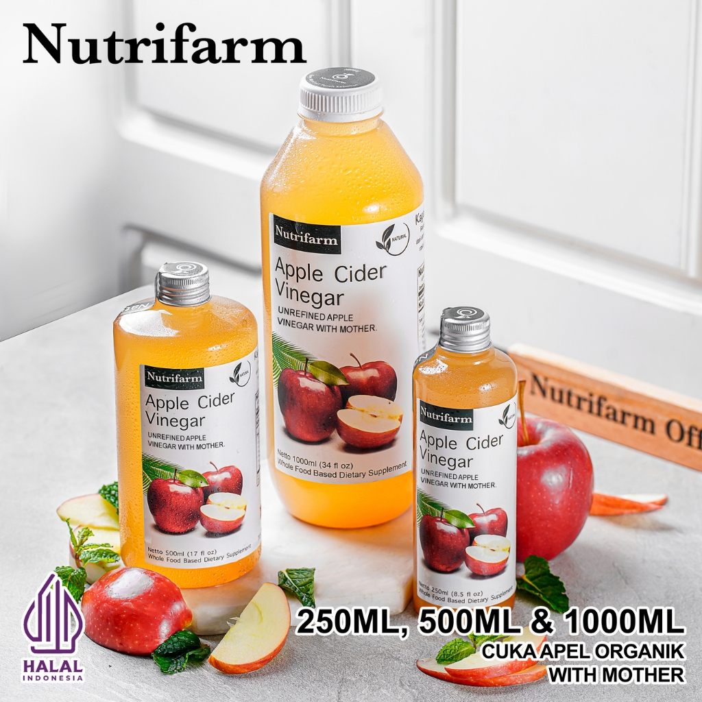 

CUKA APEL NUTRIFARM UNTUK DIET WAJAH ORIGINAL TAHESTA ORGANIK HALAL BRAGG VINEGAR HEINZ ALAMI / APPLE CIDER VINEGAR WITH MOTHER HALAL ORGANIC DEHEALTH SW HEINZ BRAGG 946 NUTRILOGY OFFICIAL