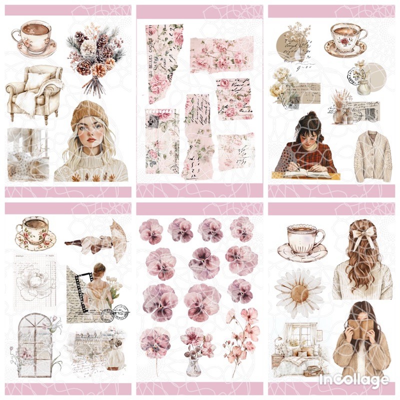 

stiker journal transparan