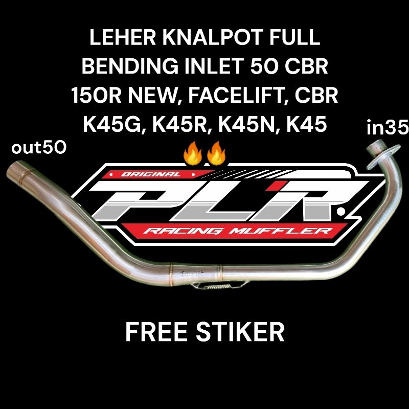 Leher knalpot Bending inlet 50 Cbr 150 new,Cbr 150 facelift,Cbr K45N,Cbr K45R