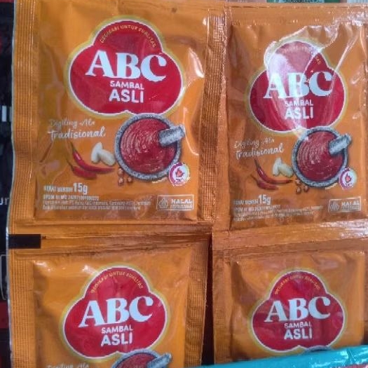 

Saus Sambal ABC Asli dan Extra Pedas 15 gr