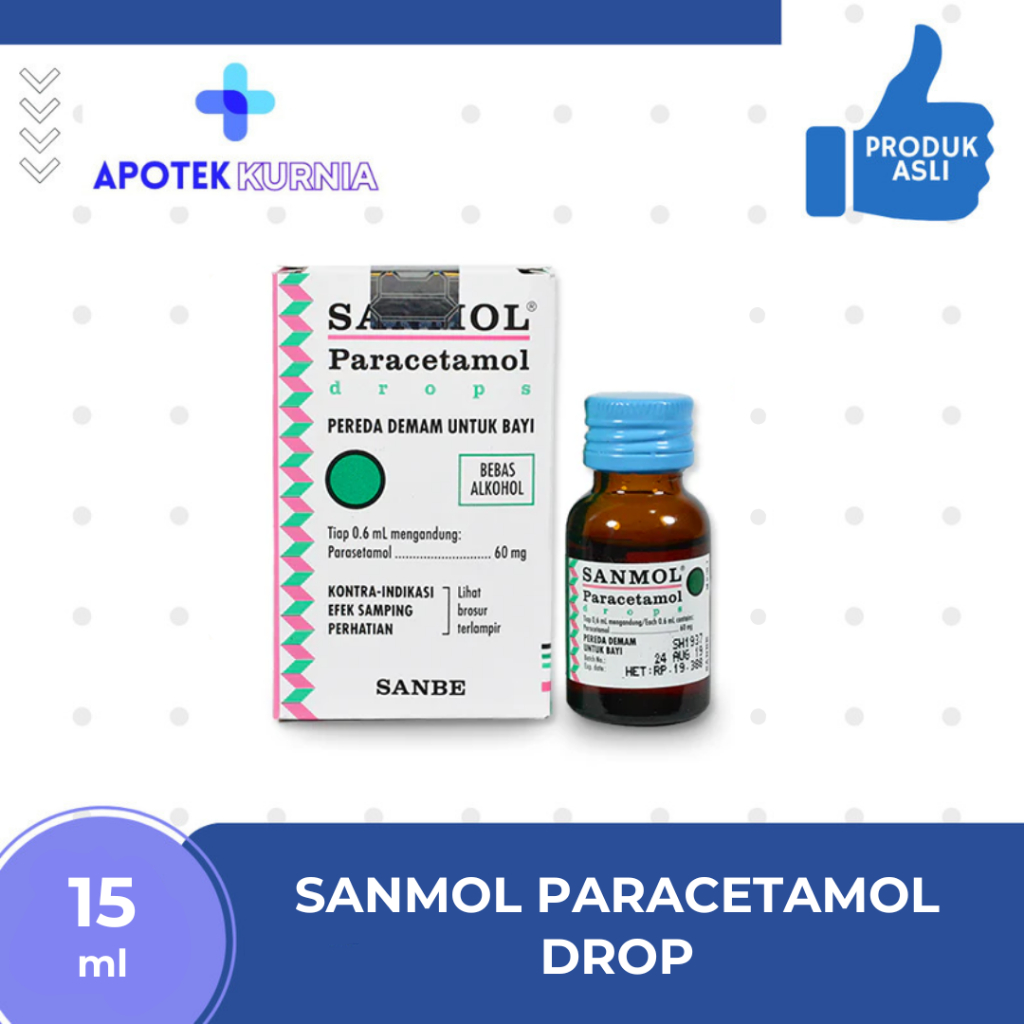 SANMOL PARACETAMOL DROP - 15 ML