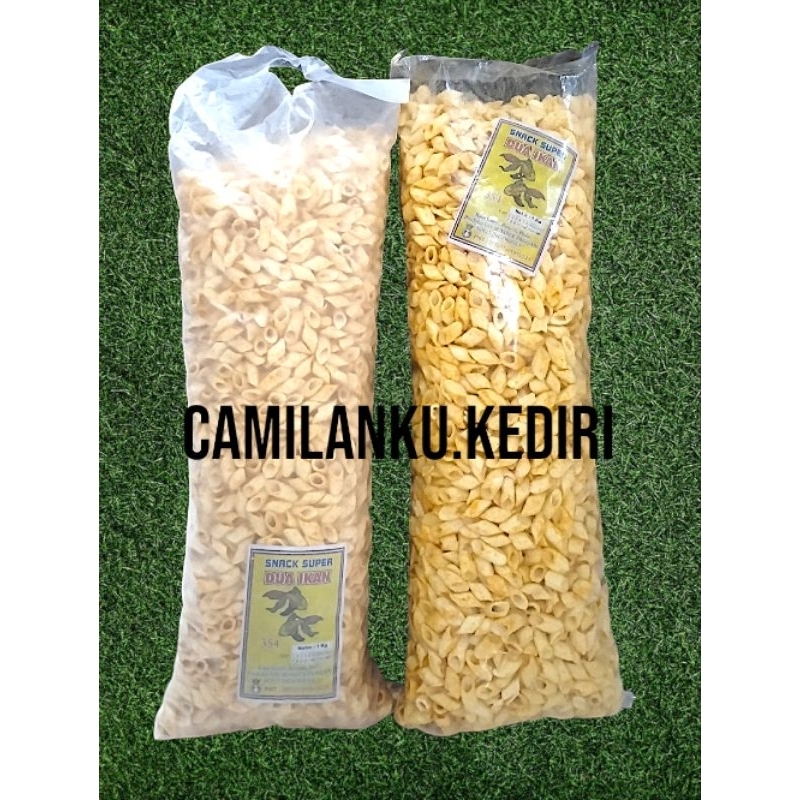 

Dua Ikan potato bambu 1kg rasa balado/Ori/keju