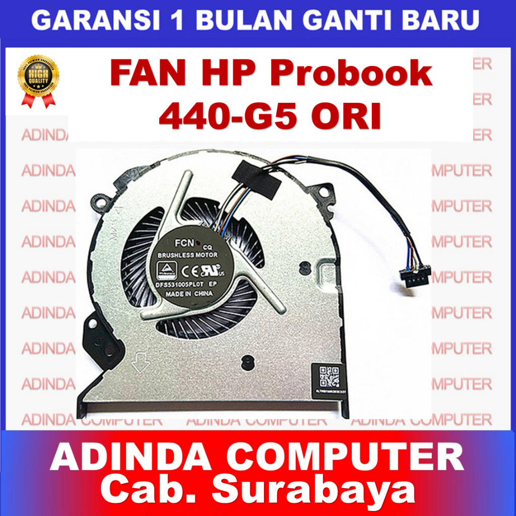 Fan HP Probook 440-G5 440 G5 445 G4 440 G4 ORI