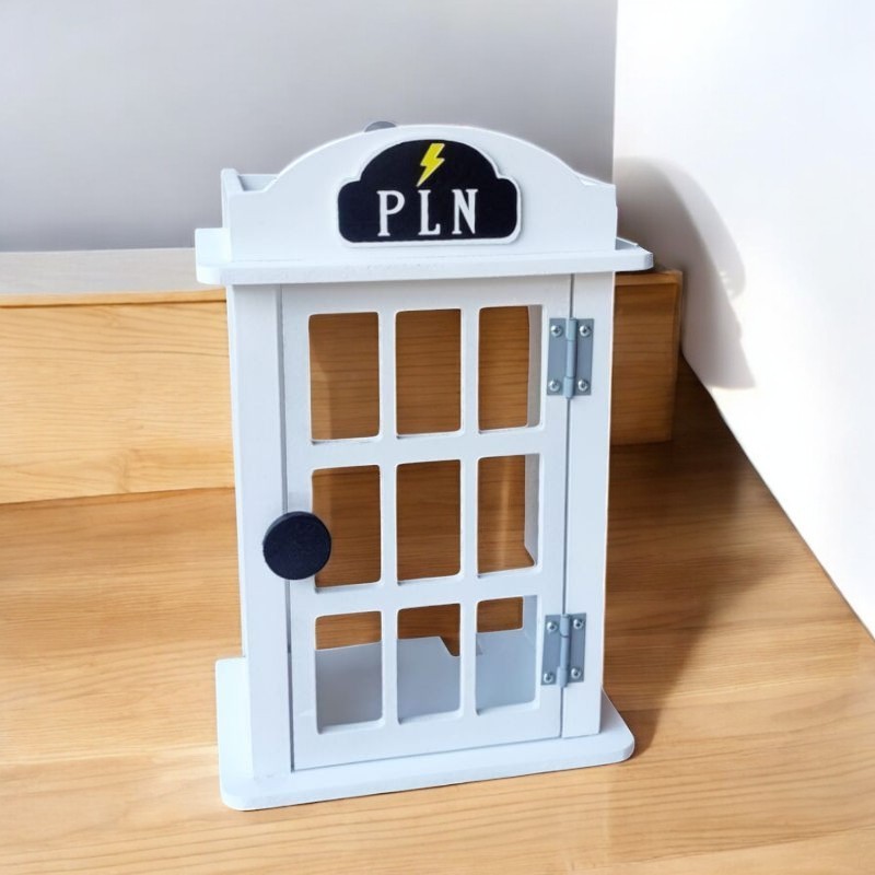 Bok Meteran Token/Pulsa Desain Telephone London PLN tempat pelindung meteran PLN