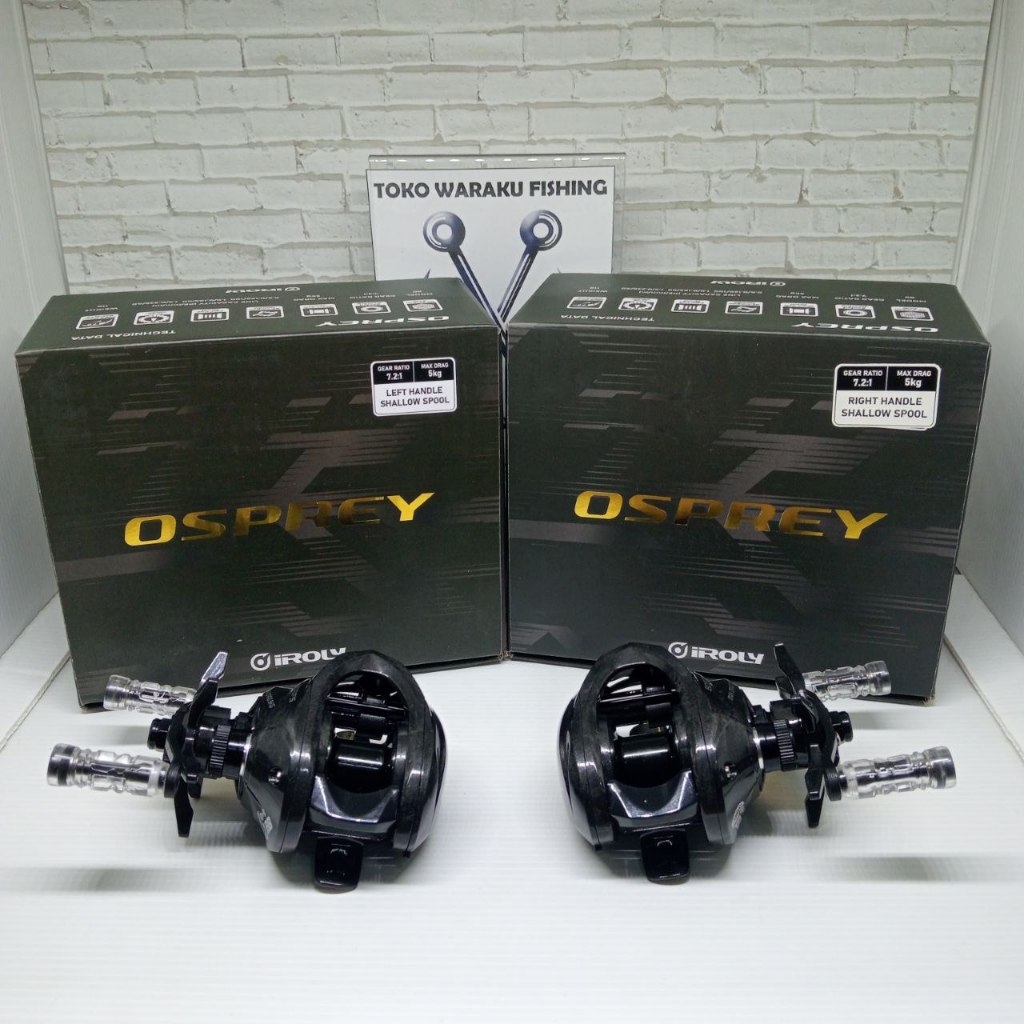 Reel BC IROLY OSPREY // IROLY LIBERO Saltwater Resistant (Bahan Carbon)