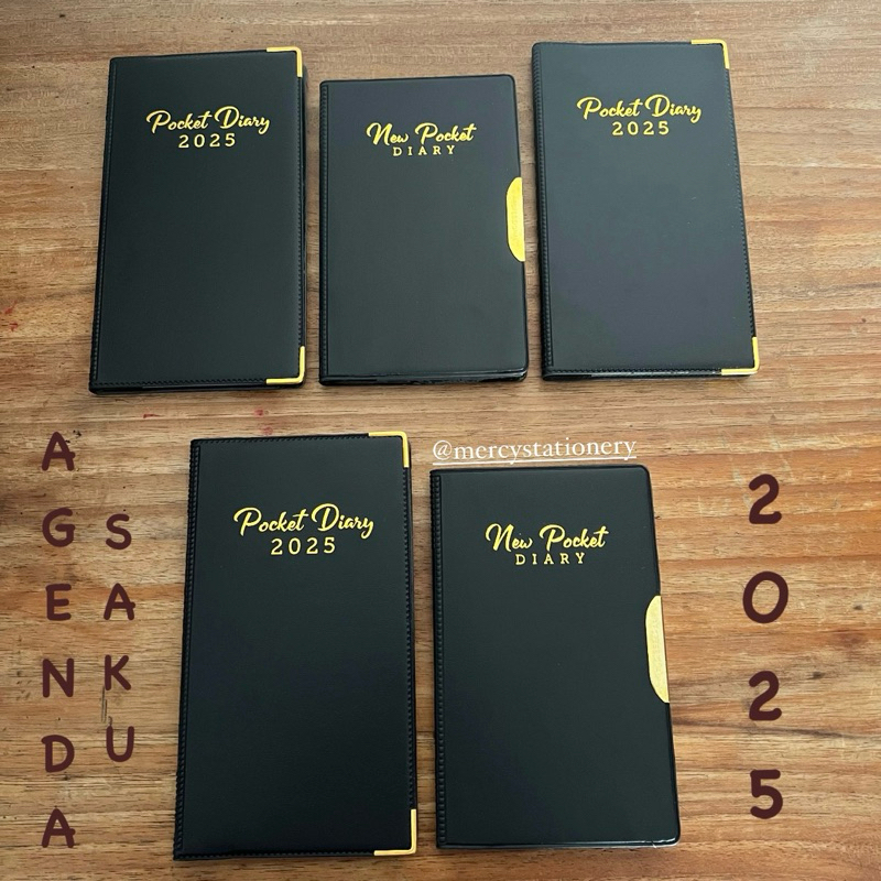 

Agenda Saku 2025 Kertas Krem Pocket Diary Buku Notebook Cream Paper