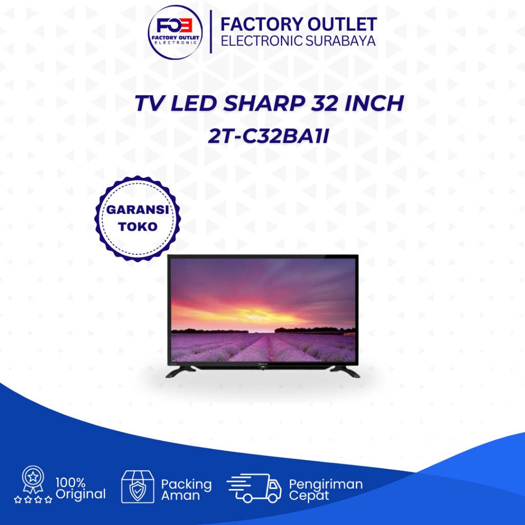 [ EKS - DISPLAY ] TV LED SHARP 32 Inch 2T-C32BA1I