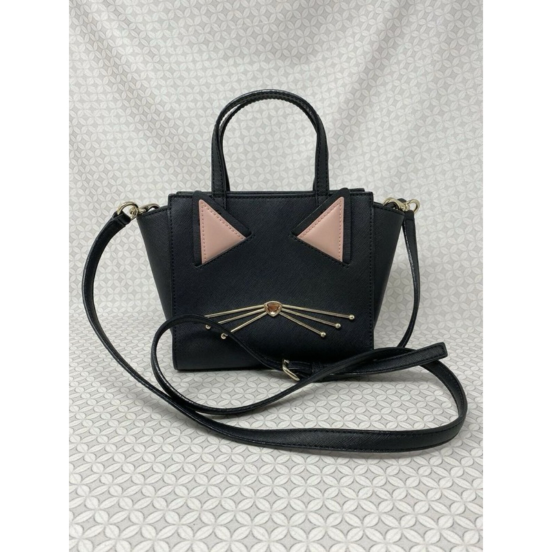 Preloved Kate Spade Mini Hayden Cat Black