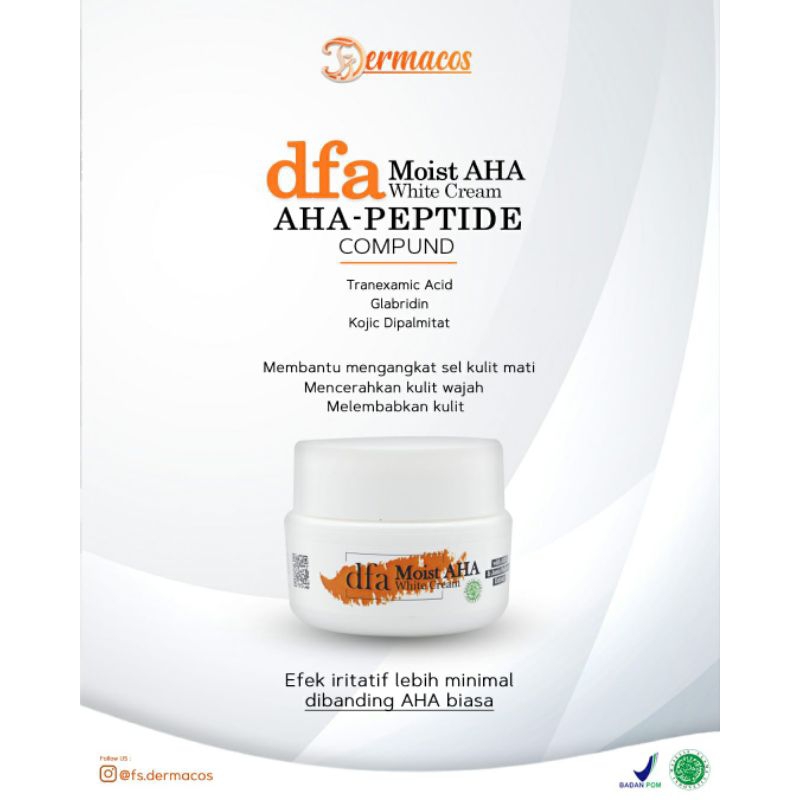 DfA Moist AHA White Cream AHA-PEPTIDE COMPUND