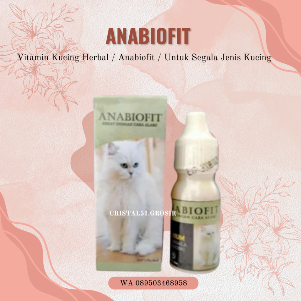 Vitamin Kucing Herbal / Anabiofit / Untuk Segala Jenis Kucing Berkualitas