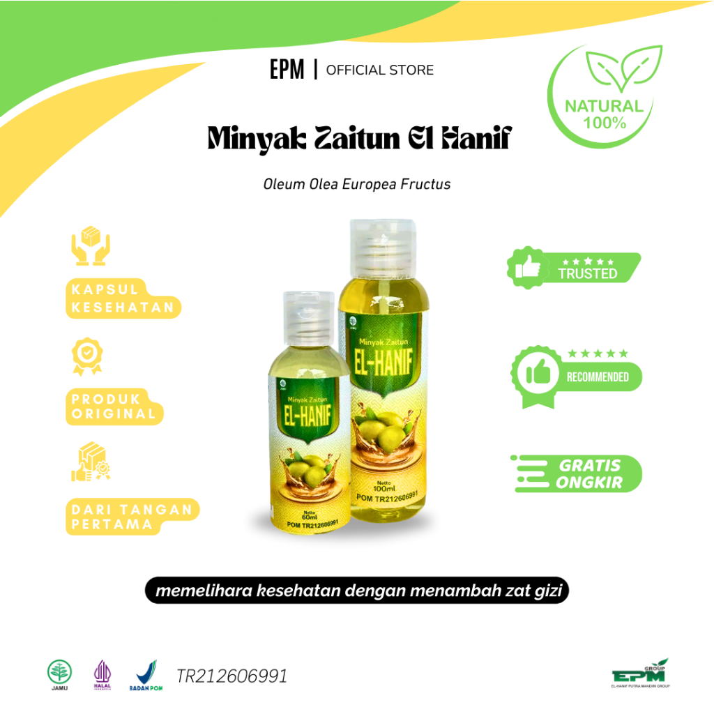 

MINYAK ZAITUN | EL HANIF | Menambah zat gizi